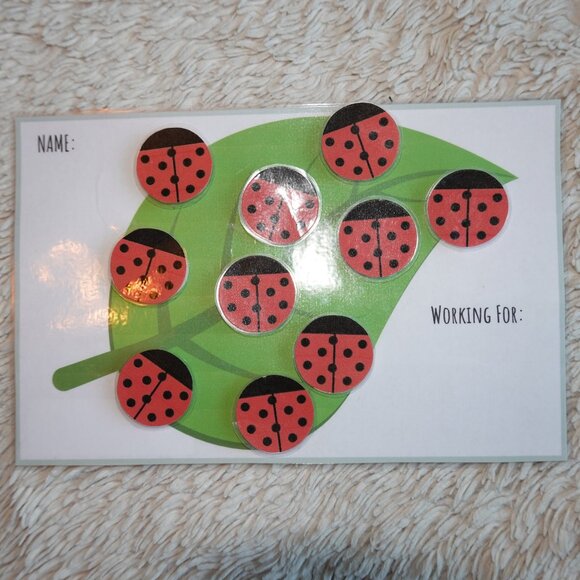 Lady Bug Reward Chart, Token Board, Chore Chart - Picture 6 of 6